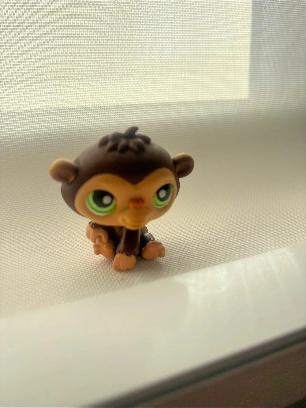 Hasbro Littlest Pet Shop Monkey #223 Brown & Orange Figure